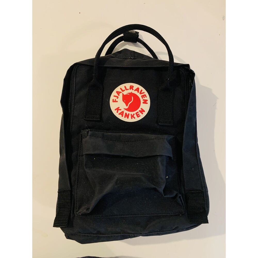 Fjallraven backpack Black Small Bag Kanken Mini